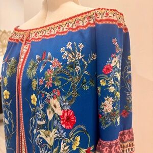 Umgee Floral Off-Shoulder Dress – Size 2X